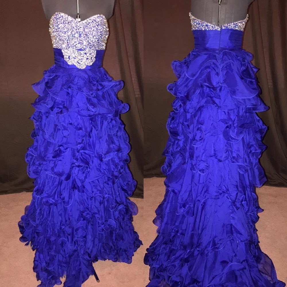 Sherri Hill Royal Blue pageant/prom dress